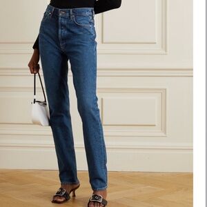 GOLDSIGN Lawler high-rise slim-leg jeans 25